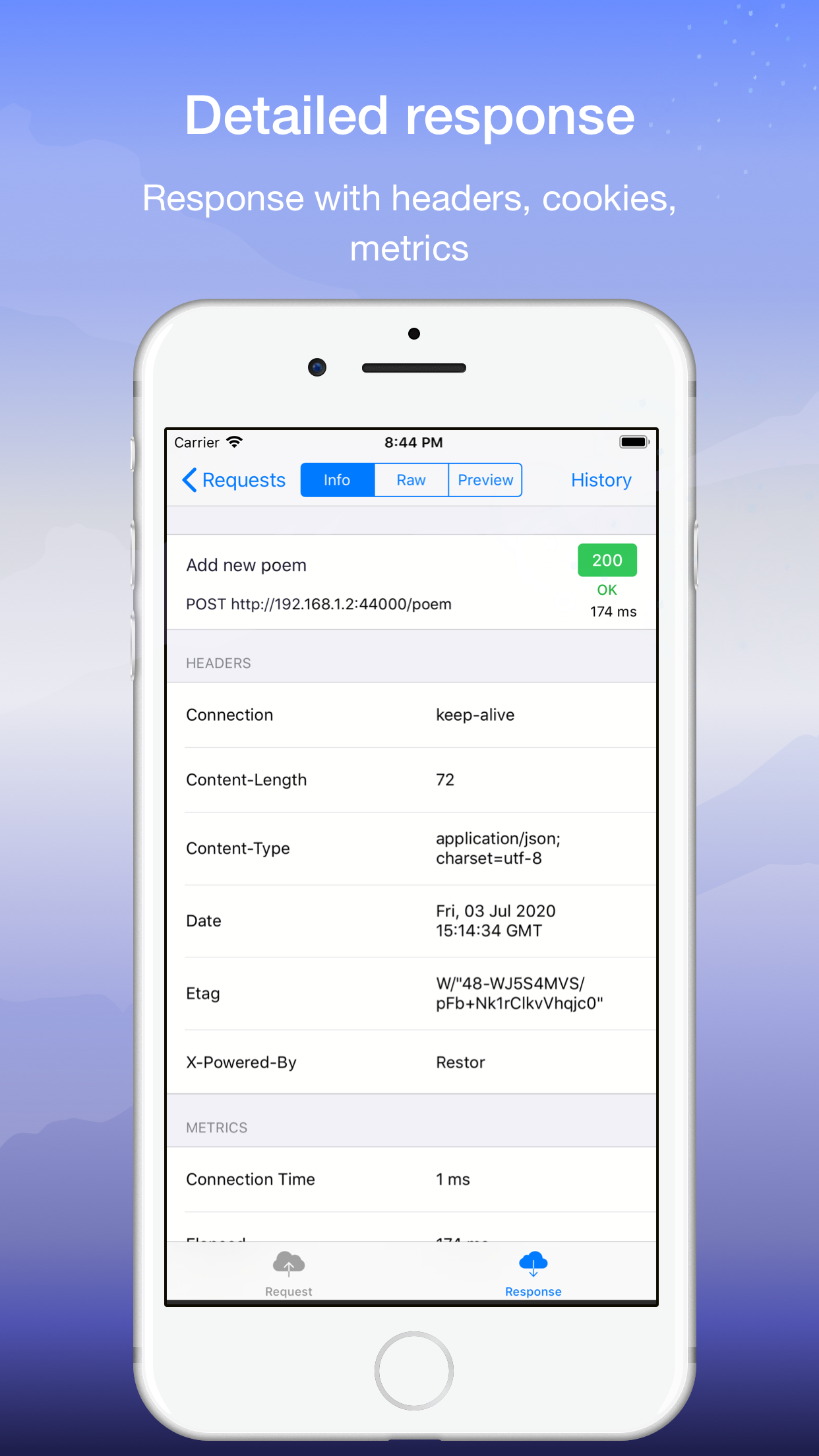 Detailed Response Info